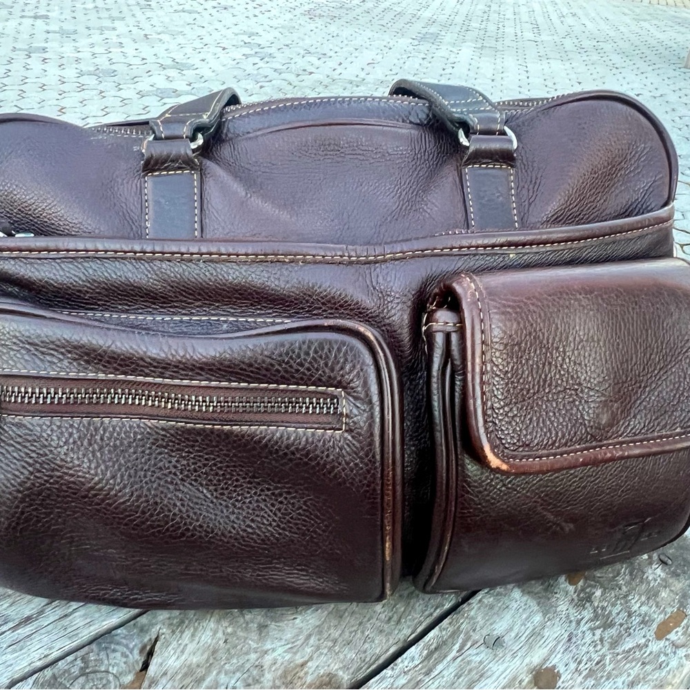 Allen Edmonds American Grain Multi-Pocket Briefcase: Made in USA